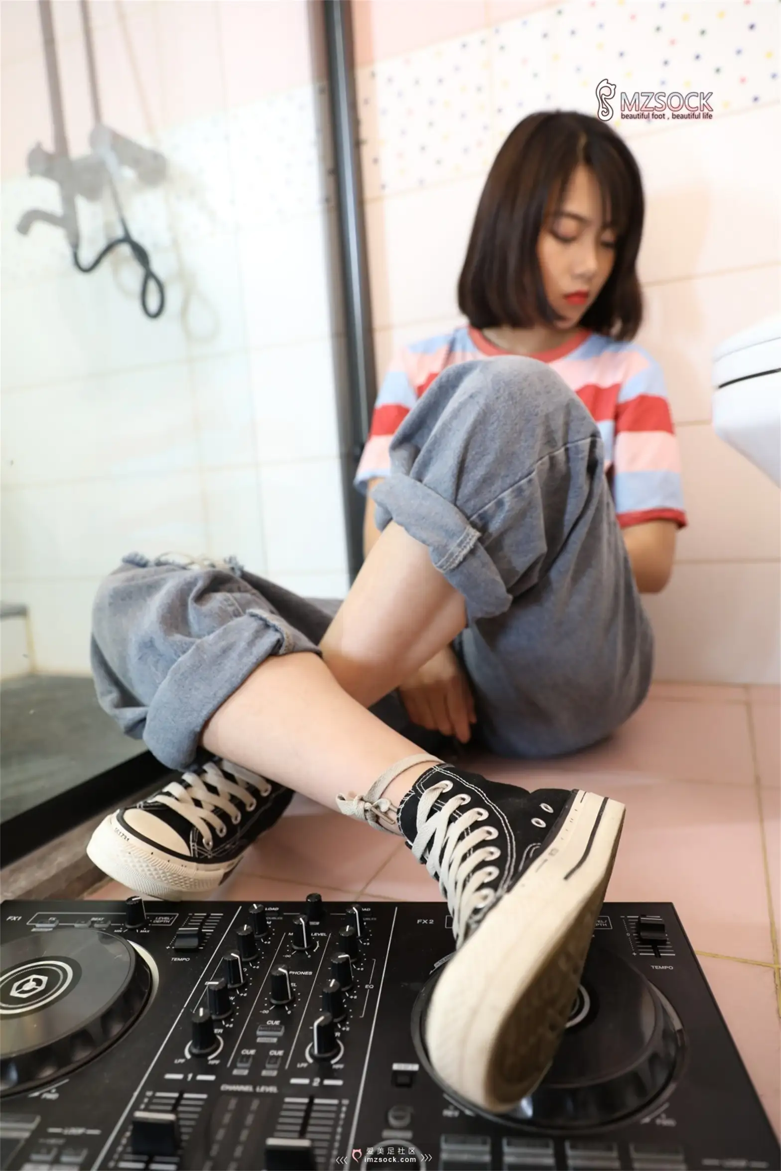 [Mzsock] Love beautiful feet NO.086 Tingting#[74P]-23