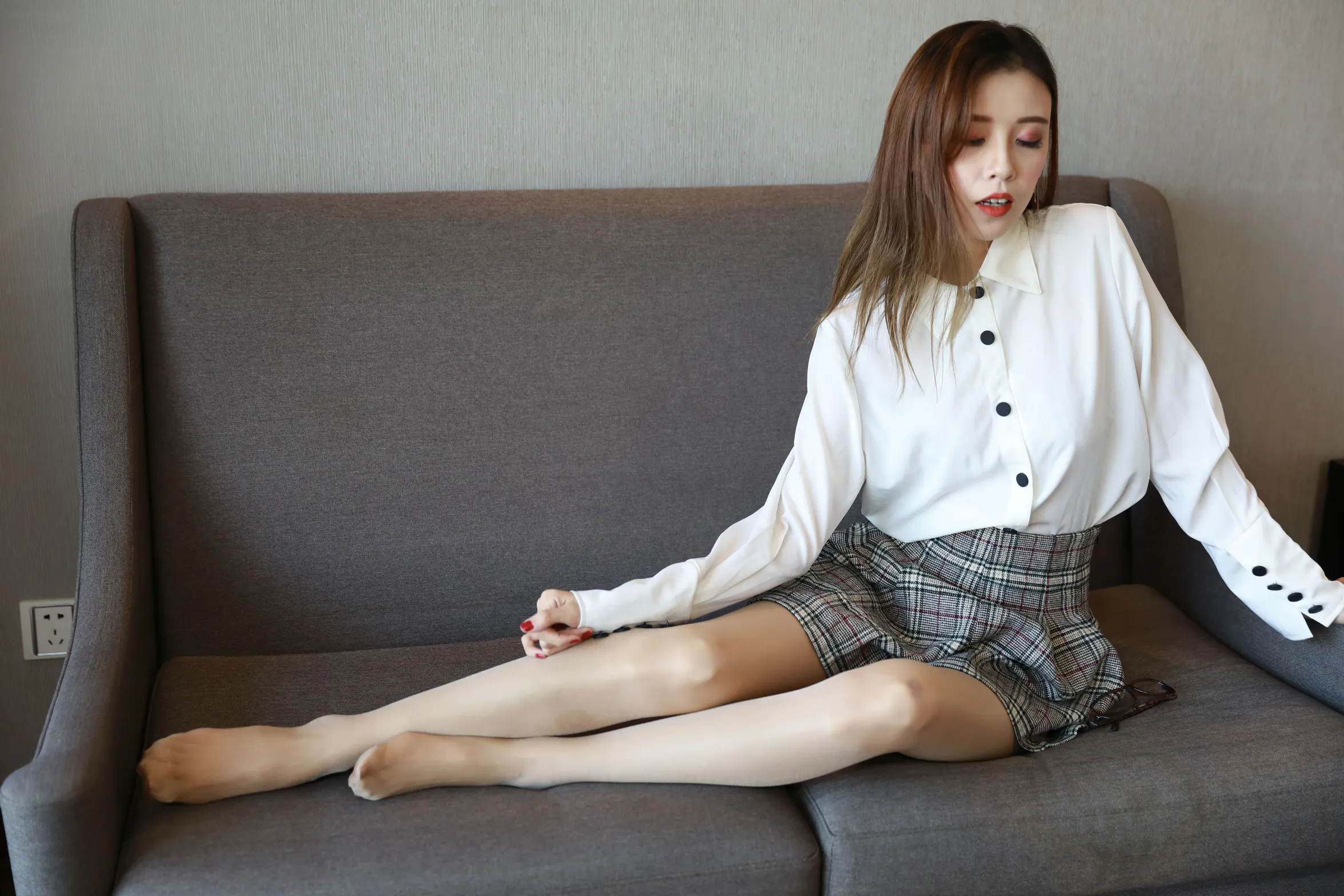 [Mzsock] NO.119 Hotel miniskirt shredded meat street photography#[78P]-11