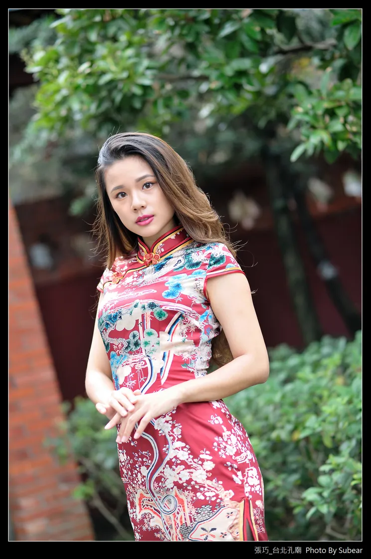 [Mzsock] NO.098 Zhang Qiao cheongsam black silk high heels beautiful legs street photography#[54P]-42